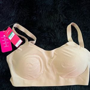 Commando bra size large color toffee